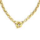 9ct-Gold-50cm-Belcher-Bolt-Ring-Necklace Sale