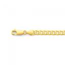 9ct-Gold-19cm-Solid-Curb-Bracelet Sale