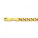 9ct-Gold-19cm-Solid-Double-Curb-Bracelet Sale