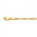 9ct-Gold-185cm-Solid-Figaro-31-Bracelet Sale