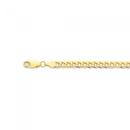 9ct-Gold-19cm-Solid-Flat-Curb-Bracelet Sale