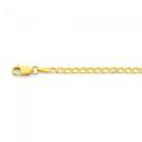 Solid-9ct-Gold-19cm-Open-Curb-Bracelet Sale