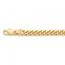 Solid-9ct-Gold-20cm-Oval-Convex-Curb-Bracelet Sale