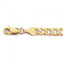 9ct-Gold-21cm-Solid-Curb-Gents-Bracelet Sale