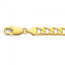 9ct-Gold-22cm-Solid-Curb-Bracelet Sale