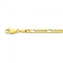 9ct-Gold-19cm-Hollow-Figaro-31-Bracelet Sale