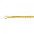 9ct-Gold-19cm-Rope-Bracelet Sale