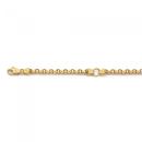 Solid-9ct-Gold-19cm-Engraved-Belcher-Bracelet Sale