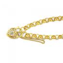 9ct-Gold-19cm-Solid-Belcher-Padlock-Bracelet Sale