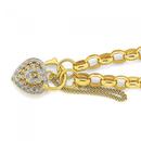 Solid-9ct-Gold-19cm-Oval-Belcher-Bracelet Sale