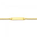 9ct-Gold-19cm-Solid-Curb-Identity-Bracelet Sale