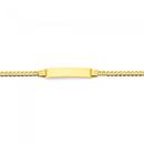 9ct-Gold-19cm-Curb-Identity-Bracelet Sale