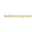 9ct-Gold-19cm-Fancy-Oval-Link-Bracelet Sale