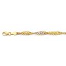 9ct-Gold-19cm-Two-Tone-Twist-Bracelet Sale