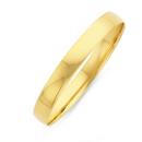 Solid-9ct-Gold-10mm-Wide-Bangle Sale