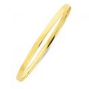 Solid-9ct-Gold-4mm-Wide-Oval-Bangle Sale