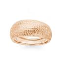 9ct-Rose-Gold-Diamond-Cut-Dome-Ring Sale