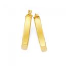 9ct-Gold-20mm-Polished-Hoop-Earrings Sale