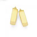 9ct-Gold-6x15mm-Half-Round-Hoop-Earrings Sale