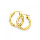 9ct-Gold-3x15mm-Twist-Hoop-Earrings Sale