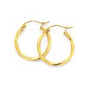 9ct-Gold-Medium-Twist-Hoop-Earrings Sale
