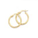 9ct-Gold-2x15mm-Twist-Hoop-Earrings Sale