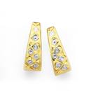 9ct-Gold-Two-Tone-Huggie-Earrings Sale