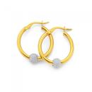 9ct-Gold-Medium-Hoops-15mm Sale