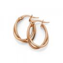 9ct-Rose-Gold-Oval-Crossover-Hoop-Earrings Sale