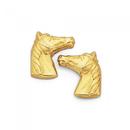 9ct-Gold-Horse-Head-Stud-Earrings Sale