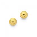 9ct-Gold-5mm-Diamond-Cut-Ball-Stud-Earrings Sale