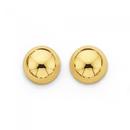 9ct-Gold-6mm-Half-Dome-Stud-Earrings Sale