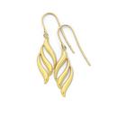 9ct-Gold-Flame-Drop-Earrings Sale