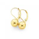 9ct-Gold-8mm-Euro-Ball-Earrings Sale