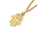 9ct-Gold-Filigree-Hamsa-Hand-Charm Sale