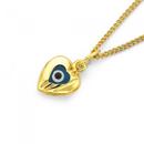 9ct-Gold-Evil-Eye-Heart-Charm Sale