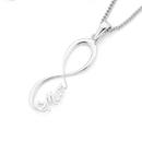 9ct-White-Gold-Mum-Infinity-Pendant Sale