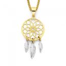 9ct-Gold-Two-Tone-Dream-Catcher-Pendant Sale