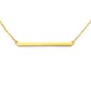 9ct-Gold-45cm-Bar-Necklace Sale