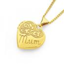 9ct-Gold-Mum-Heart-Locket Sale