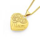 9ct-Gold-15mm-Mum-Heart-Locket Sale