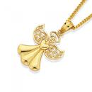 9ct-Gold-Filigree-Angel-Pendant Sale