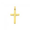 9ct-Gold-24mm-Diamond-cut-Cross-Pendant Sale