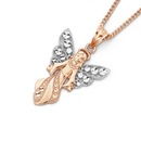 9ct-Two-Tone-Angel-Pendant Sale