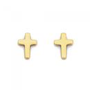 9ct-Gold-Cross-Stud-Earrings Sale