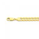 9ct-Gold-21cm-Solid-Curb-Bracelet Sale