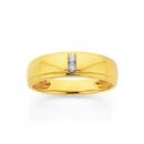 9ct-Gold-Diamond-Gents-Ring Sale