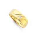 9ct-Gold-Diamond-Set-Rectangle-Top-Gents-Ring Sale