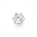 9ct-Gold-Cubic-Zirconia-Single-Stud-Earring Sale