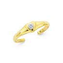 9ct-Gold-Diamond-Heart-Toe-Ring Sale